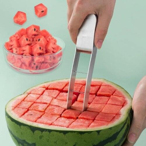 Watermelon Cutting Artifact 304 Stainless Steel Watermelon Slicer Cutter Knife Watermelon Cantaloupe Slicer Watermelon Cutting