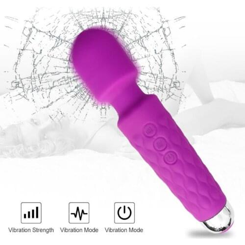 Wireless AV Vibrator Magic Wand for Women Clitoris Stimulator USB Rechargeable Vagina Massager Goods Sex Shop Toys for Adults 18