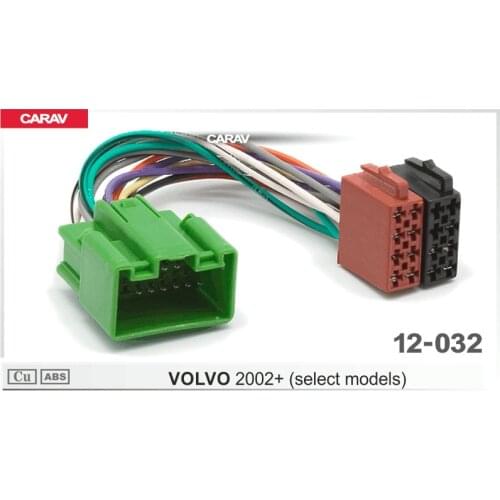 CARAV 12-032 ISO Radio for VOLVO 2002+ (select models) Wiring F-Harness Wire Cable Plug Adaptor Stereo