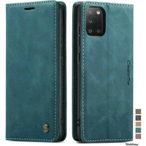 Retro Wallet Case for Samsung A31 Leather for Samsung Galaxy A31 A41 A21S A51 A71 Funda Flip Cover Auto Closed S21 Ultra S21