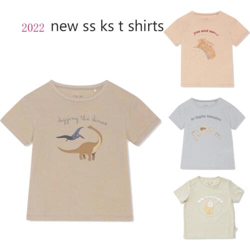 Baby T Shirts 2021 New Summer KS Brand Boys Girls Cute Print Short Sleeve T Shirts Kids Toddler Cotton Fashion Tops Tees Clothes