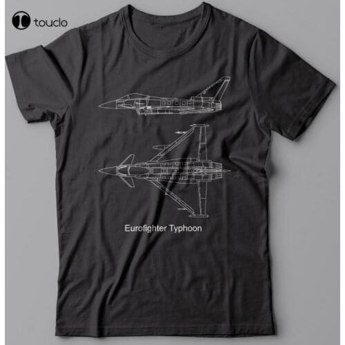 Jet Fighter Eurofighter Typhoon - T-Shirt, Military Plane Tee Shirt, Airforce Tee Shirt