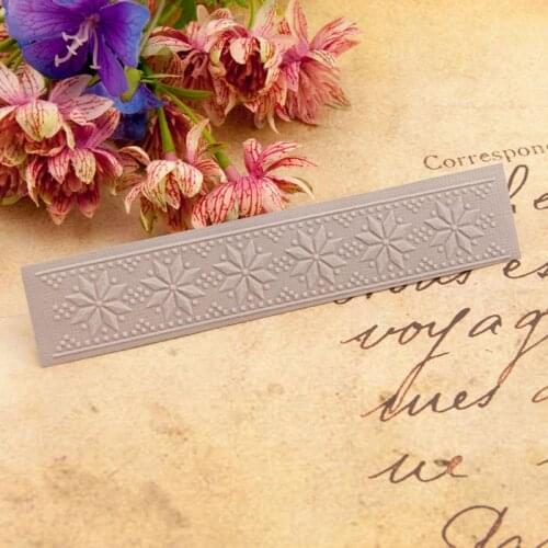 Geometric Flower Plastic Embossing Folder Stencil Template DIY Scrapbook Photo Album Card Making Craft Decoration E56C