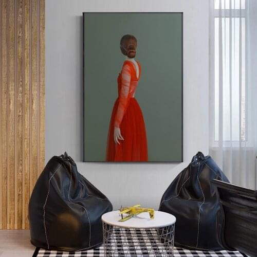 Nordic Modern Canvas Painting Sexy Girl Posters and Prints Figure Painting Wall Pictures for Living Room Cuadros Home Decor