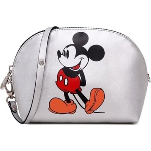 Disney mickey mouse pu Clutch cartoon cosmetic bag cartoon handbag