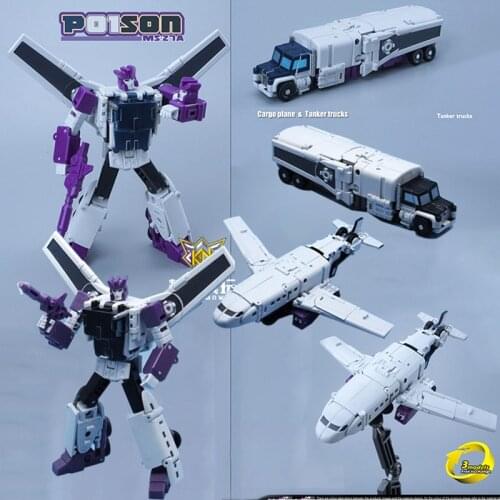 IN STOCK Mechanic Toys MFT Transformation MS-27 MS27 Octane Proportion Poison Triple Changers Action Figure Robot Toys With Box