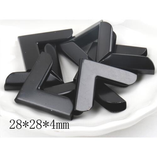 Metal Corners For Books Scrapbooking Photo Albums Menus Corner Protectors Metal Crafts DIY Ornament 28x28x4mm 20pcs