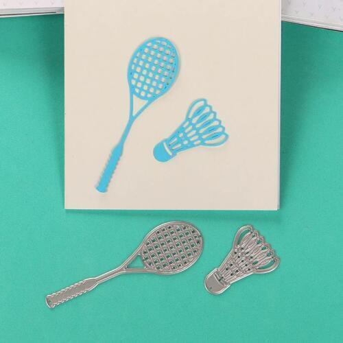 DUOFEN METAL CUTTING DIES 170315 tennis sports game lace hollow DIY Scrapbook Paper Album 2018 new