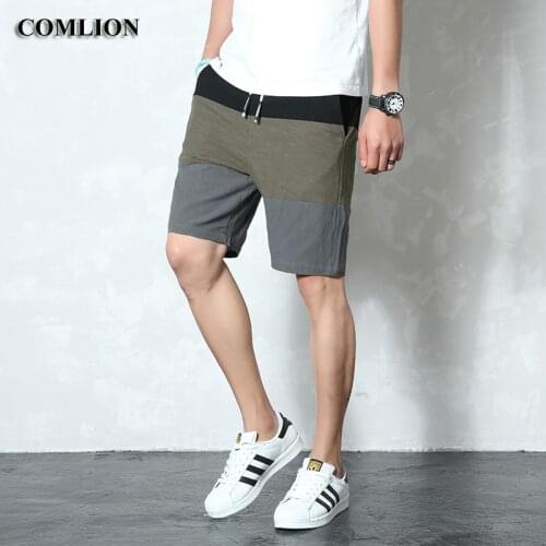 2019 New Shorts Men Outdoors Summer Casual Beach Shorts Cotton Elastic Waist Fashion Brand Boardshorts Plus Size Hot Sale C41