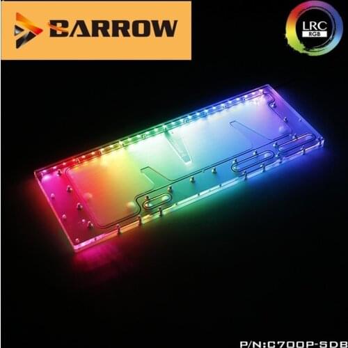 Barrow Water Cooling Kits C700P-SDB V1,Waterway Board for Cooler Master C700P/C700M Case, 5V 3Pin Motherboard AURA