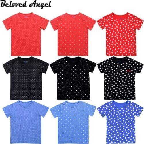 Beloved Angel High Quality New Boys Girls T-Shirt 2018 Summer Childen Cotton T-shirt For Baby Tops O-neck Kids Clothes 1-6 Years