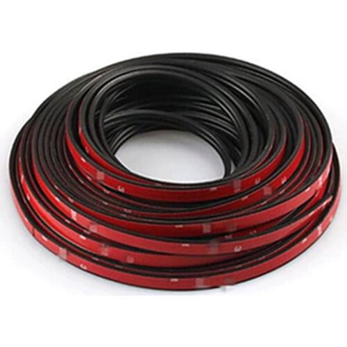Durable Sealing Strip Weatherstrip Soundproof Sound Insulation Black 3/5M B Type Adhesives Car Door Dustproof Car Sealing Strip