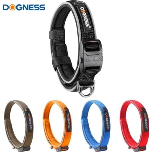 Adjustable Pet Dog Collar Reflective Nylon Dog Collar Leash Durable Tactical Dog Collar For Small Medium Large Dogs Shepherd New
