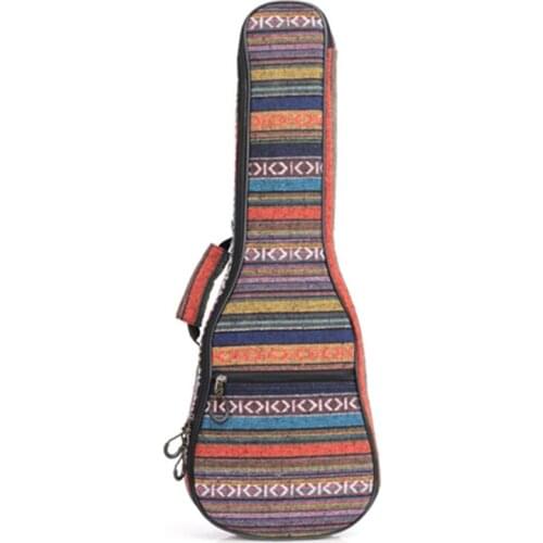 Ukulele Backpack Thicken Soprano Concert Tenor Ukulele Bag Case Pocket Accessory