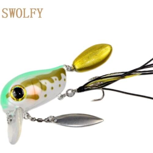 Swolfy 4cm 8g 8 Colors Mini Floating Bionic Crank Little Fatty Lure Artificial Bait Hard Bait Fishing Lure Wobbler