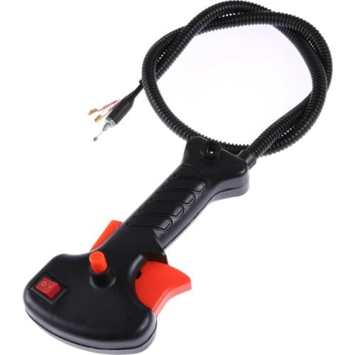 43CC 52CC Brush Cutter Grass Trimmer Right Handle Switch with Throttle Trigger Cable For 43CC 52CC Brush Cutter Petrol/Gas Power
