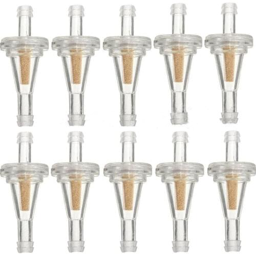 Universal 10Pcs/Set Motorcycle Fuel Filter Motorcycle Engine Inline Carb Gasoline Fuel Gas Filter Motorbike Motor Oil Filters