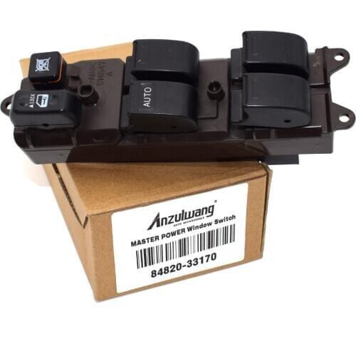 High Quality! NEW Front LH Power Window Master Control Switch 84820-33170 For 03-08 Pontiac Vibe 1.8L 03-08 Toyota Matrix 1.8L