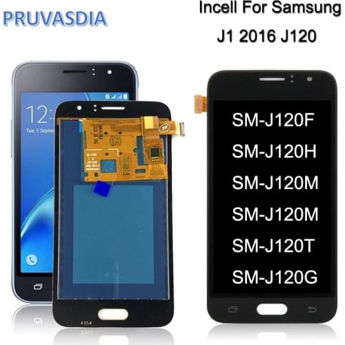 Incell LCD For Samsung Galaxy J1 2016 LCD J120 J120F j120M J120H Display Touch Screen Digitizer Assembly For J120 lcd