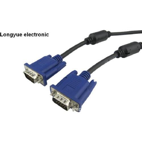 1.8m 1.5m 3m 5m SVGA VGA Monitor M/M Male To Male Extension Cable