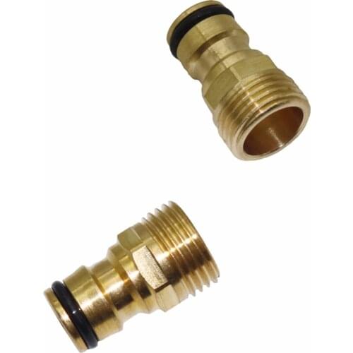 5 Pcs Quick Connector Garden Irrigation Connectors Full copper material 1/2 inch Threaded joints