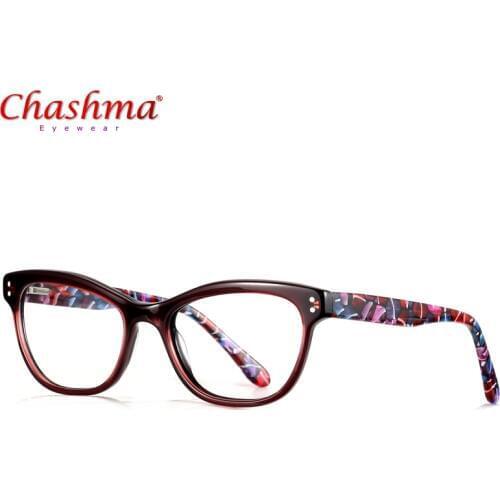 CHASHMA Brand Designer Eyeglasses frames Acetate Glasses Womens Masculino Oculos de Grau Feminino