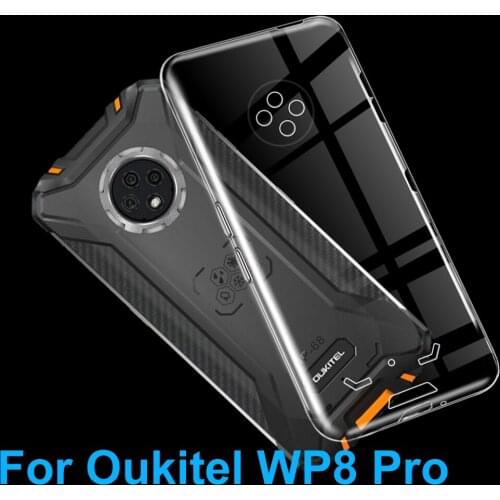 For Oukitel WP8 Pro Case Soft Silicone TPU Protector Phone Back Coque Fitted Cover For Oukitel WP8 Bumper Shell Glass Funda Capa
