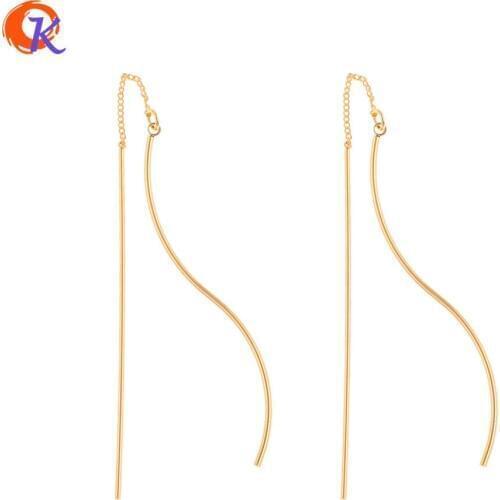 Cordial Design 30Pcs 1*120MM Jewelry Accessories/DIY Making/Connectors Stick/Genuine Gold Plating/Hand Made/Earrings Findings
