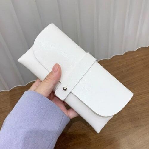 Glasses Case Women Leather Soft Glasses Bag Fashion Portable Sunglasses Box Bag Accessories Eyeglasses Case Sunglasses Box