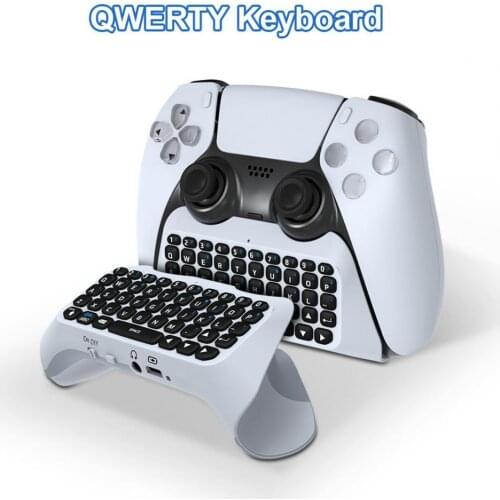 Game Console Bluetooth Keyboard Ergonomic Built in Speaker Controller Gamepad Wireless Keypad for PS5 Playstation 5 Controller