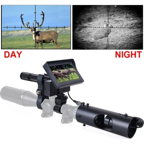 Infrared Night Vision Scopes Hunting Wildlife Trap Infrared HD Riflescope Camera Waterproof Vision Photo Recording Optics Scope