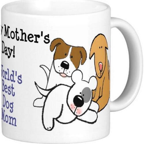 Happy Mothers Day Worlds Best Cat Mom White Coffee Mugs Tea Mug Customize Gift By LVSURE Ceramic Mug Travel Coffee Mugs
