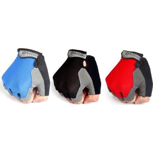 Summer Style High Elastic Breathable Mesh Half-fingered Anti-UV Outdoor Sports Cycling Gloves Riding Gloves Fitness Gloves