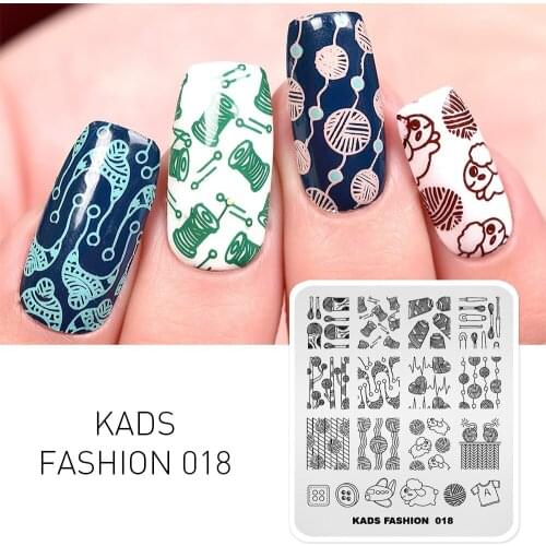AriesLibra Nail Art Template Stamp Plate Image Stamping Polish Print Manicure Tool Nail Stencil Ball of Yarn Designs