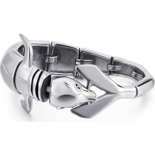 HAOLYNJOY Animal Bracelet Mens Stainless Steel Fashion Bracelets Highly Polished Jewelry Gifts