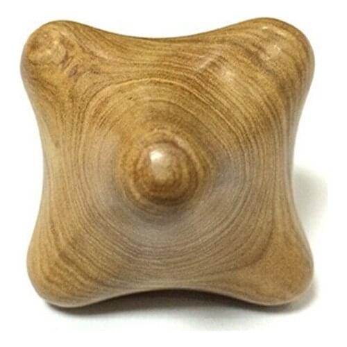 Natural Wooden 6 Horns Body Acupuncture Massage Ball Cellulite Roller Meditation Stress Relief Foot Point Acupoint Handball 2pcs