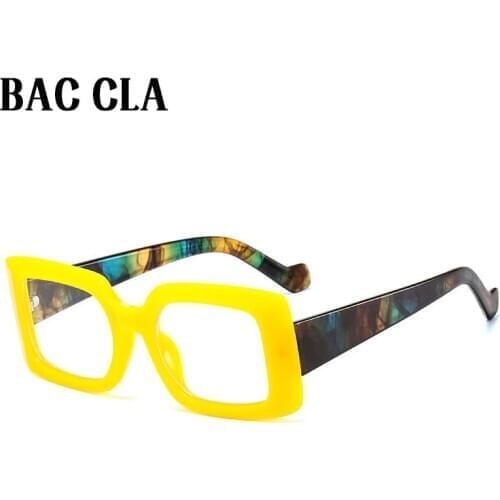 New Luxury Brand Rectangle Ladies Sunglasses Women Colorful Square Sun Glasses Clear Lens Female Zonnebril Dames Vrouwen Bril