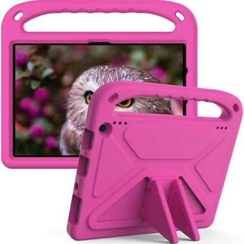 New Kindle Fire HD 10 Plus case EVA Non-toxic materials,tablet cover for Kindle Fire HD 10 hand-held Multi-angle Kickstand Kids