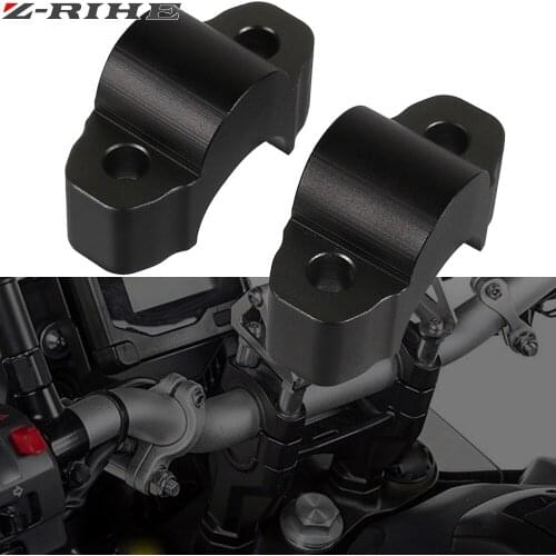 Motorcycle CNC Aluminum 20MM Height Handlebar Risers Height Increase Clamp Adapter For Yamaha Tenere 700 Tenere700 XT700Z XTZ700