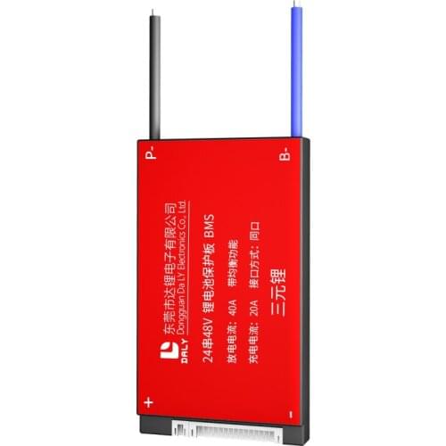 Lithium Battery Protection Board 24 Series 72V Charge and Discharge Protection, Same Port Split Port Balanced Power PCB Board