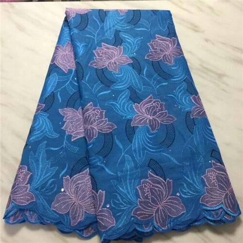 Swiss lace fabric 2020 high quality embroidery african cotton fabrics swiss voile lace in switzerland for nigerian 5yards