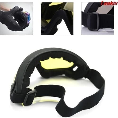 Super Tenacity Motorcycle Goggles Mask Lens Outdoor Riding Retro Motorcycle Helmet Glasses Vintage Off-Road Eyewear