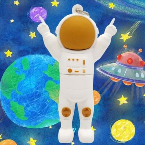 Astronaut Usb Flash Drives Cosmonaut Pendrive Space Usb Sticks 128GB Cute Cartoon Pen Drive 4gb 8gb 16gb 32gb 64gb Novelty Gift