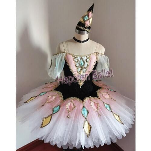 High Quality Adult Or Children Ballet Dresses Pancake Platter Tutus,Ballet Costumes Clown Ballet Dance Stage Wear