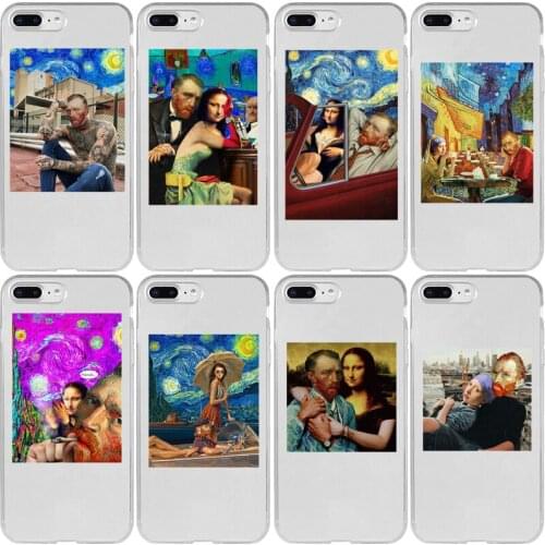 Funny Van Gogh Spoof Art Cover Case for Xiaomi Redmi Note 9 9S 9A 9C 8T 8 7 6 5 4 Pro Max Prime