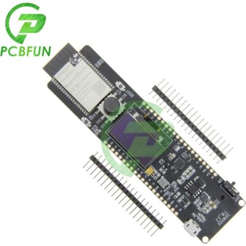 0.96 inch OLED SSD1306 T-controller ESP32-WROVER 4MB SPI Flash 8MB PSRAM 32 Bit Module with18650 Battery Case USB to TTL CP2104