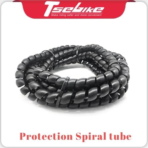 1m Line Organizer Pipe Protection Spiral Wrap Winding Cable Wire Protector Cover Tube For eBike cable