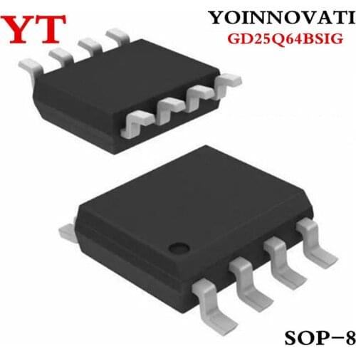 10pcs/lot GD25Q64BSIG GD25Q64 25Q64BSIG SOP8 IC Best quality