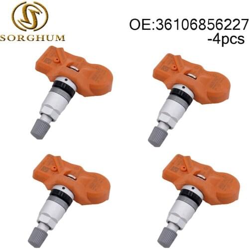 4PCS 36106856227 TPMS Tire Pressure Sensor Fits For BMW