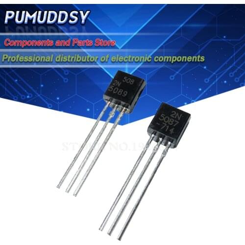 50PCS 2N5087 2N5089 TO92 5087 5089 TO-92 PNP new triode Transistor